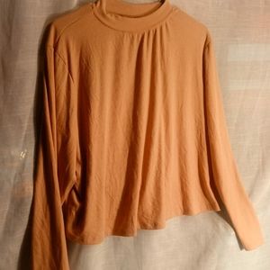 "It's" NWOT long sleeve tan top